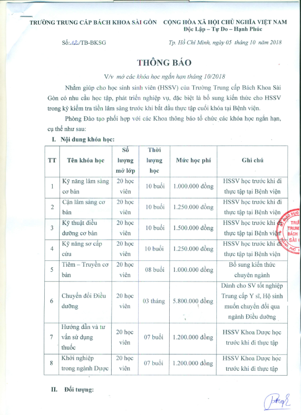 T102018 thong bao khoa ngan han 001